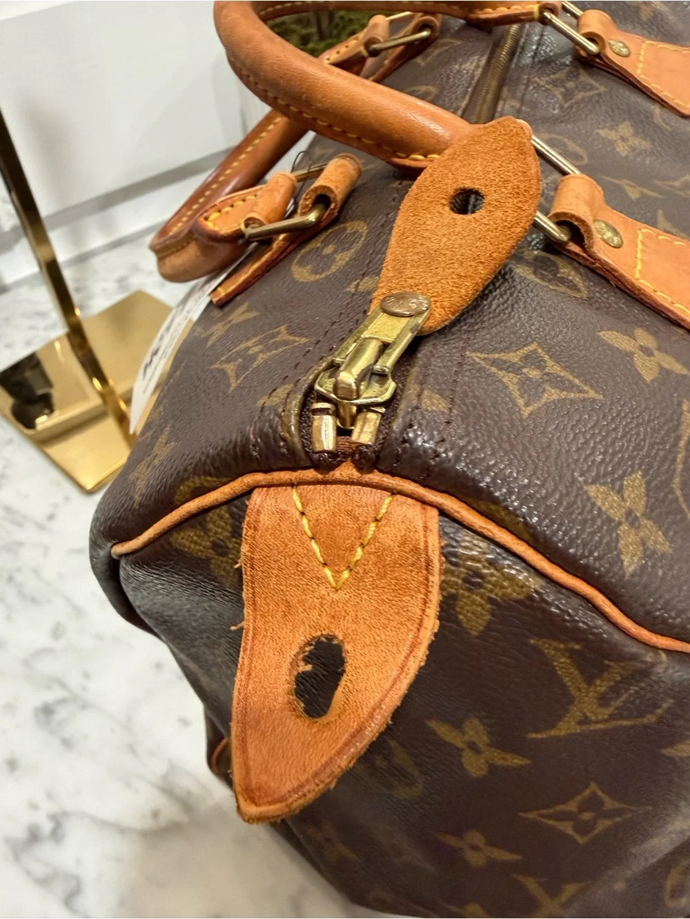 Louis Vuitton Brown Monogram Speedy 25
